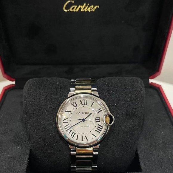 Cartier Silver 1.5 CT Custom Men's Watch!